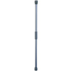 Bådpresenning støtte i aluminium, justerbar fra 86-162 cm, vist i brug.