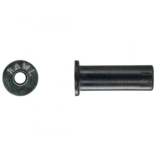 Rawlplug M6/35 i pakke med fire stk., klar til brug
