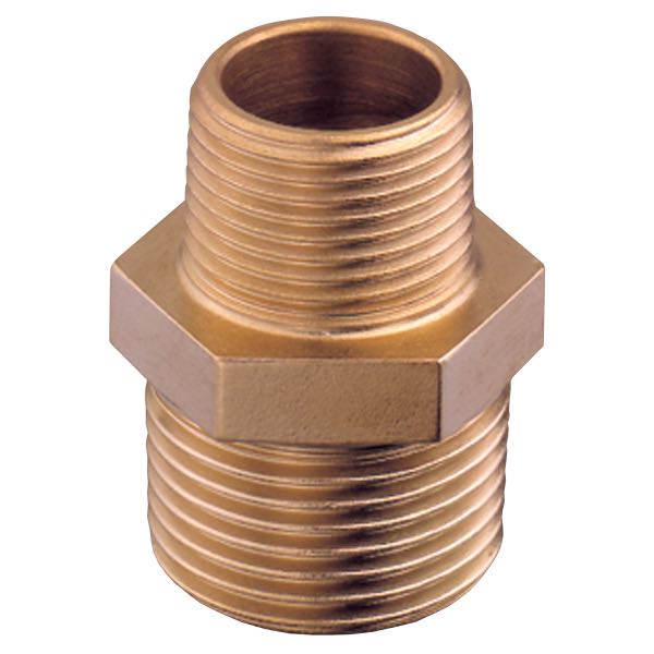 Guidi brystnippel 1" - 3/4" i bronze med glat overflade.