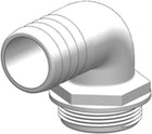 Trudesign Aquavalve slangestuds hvid set fra siden med 90° vinkel