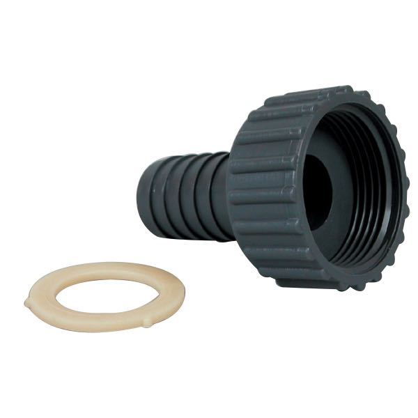 Barka, Gerade Tülle 1" 1 1/4" Gewinde 25 mm Schlauch