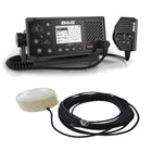 B&G V60-B VHF radio med AIS, installeret i bådens førerhus