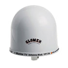 Glomex V9126 AGC TV antenne set fra siden med kabel tilsluttet