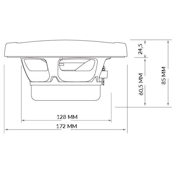 Detalje af Hertz HMX 6.5 S-LD-G højtaler med ledninger