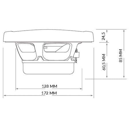 Detalje af Hertz HMX 6.5 S-LD-G højtaler med ledninger