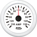 Kus amperemeter 150Amp i hvid med shunt til bådmodulering