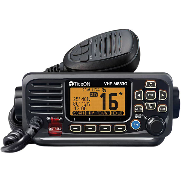 TideON, VHF M833G mit GPS/DSC 25W