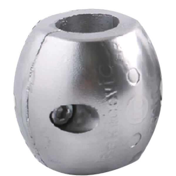 1852 zink akselanode set forfra med 40mm aksel