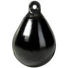 Dan-Fender Jordbær B75 fender i sort, 610 mm i diameter, set fra siden