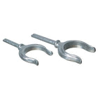 SeaTec åregaffel 2 galvaniseret, set fra siden med Ø 12mm pin.