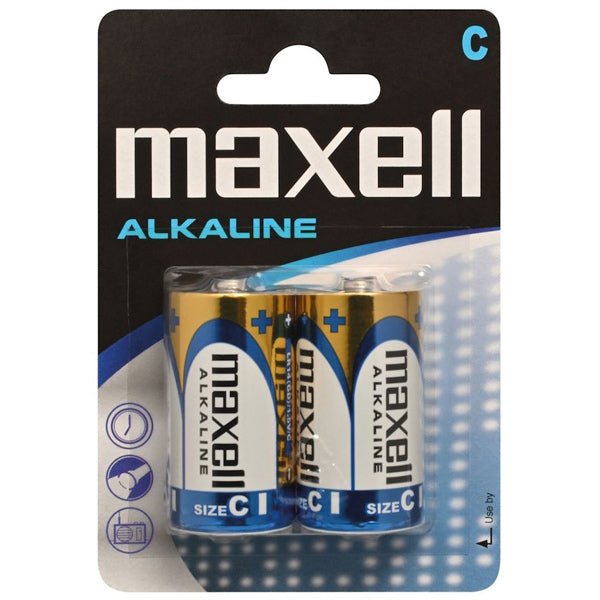 Maxell, SeaTec, Maxell Alkaline C / LR14 Batterien 1,5 V 2 stk