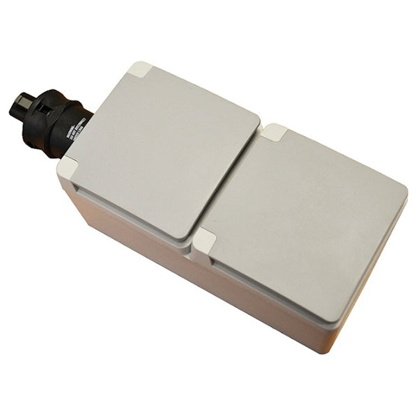 Ratio, Aufbau-Schuko x 2 für Landstrom mit Abdeckung 16A IP55