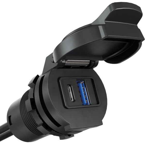 AquaAmp, Smart USB C 30W/USB A 6W Steckdose 10-24V