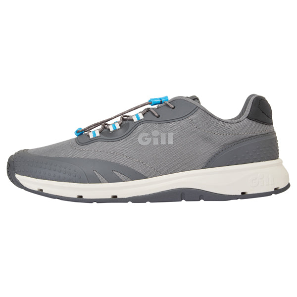 Gill 942 Verso Race Trainer sko i grå, set fra siden.