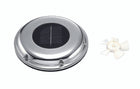 SeaTec solcelle ventilator set fra siden, monteret på båd.