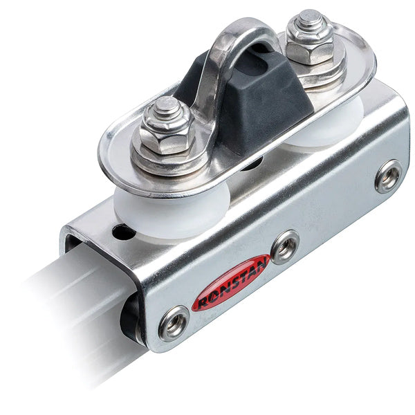 Ronstan, Serie 19 Genoa-Schlitten m/Rädern&Führungsblock 86 mm