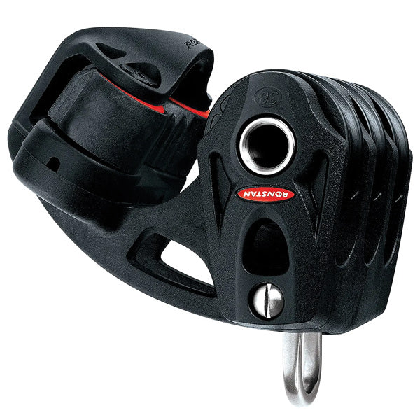 Ronstan, Serie 30 Orbit Dreifachblock mit Hundsfott und Fröschenbein