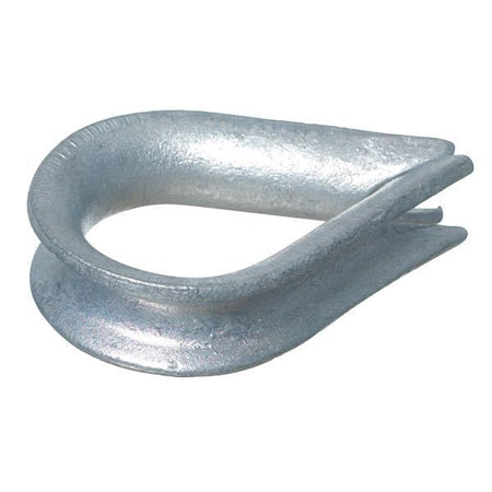 Kovse fra SeaTec i galvaniseret stål, set forfra med tydelig detaljering.