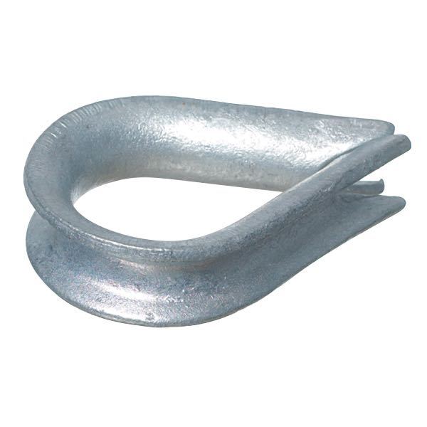 SeaTec galvaniseret kovse på hvid baggrund, klar til brug i bådudstyr.