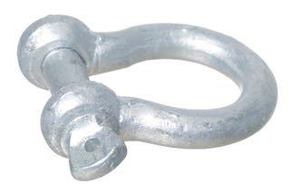 Galvaniseret sjækel 1852 set fra siden med tydelig mærkning.