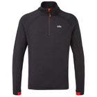 Gill 1081 fleece i grafit med halslynlås set fra fronten.