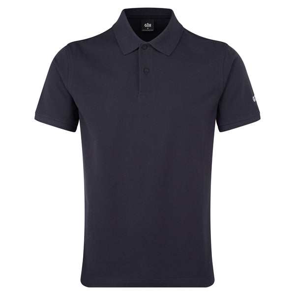 Gill herre pique polo i navy, set forfra i størrelse M