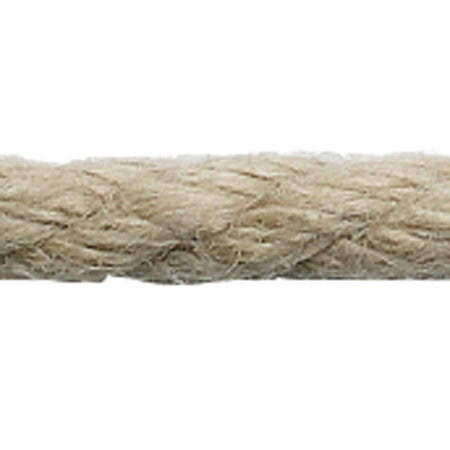 Robline Classic-Tex 8mm reb i sandfarve, præsenteret liggende på en træoverflade.