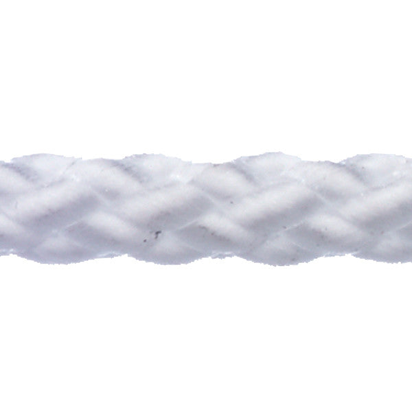 Robline polyester allroundline i hvid farve, 10 mm tyk, 1 meter længde