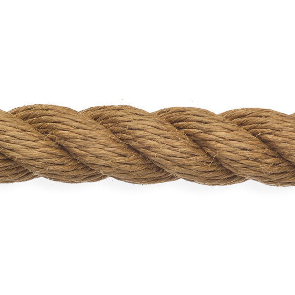 Robline Trad-Tex 12mm brun line på rulle, klar til brug.