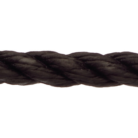 Robline Cormoran fortøjningsline 18mm i sort, set fra siden.