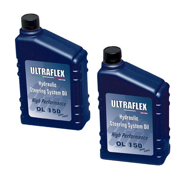 Ultraflex HYCO-I styringspakke set fra siden med hydraulikslanger