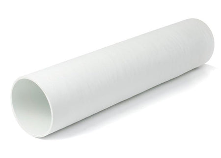 Max Power glasfiberrør Ø185 x 750mm, set fra siden med fokus på detaljer.
