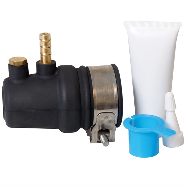 Gummipakdåse fra SeaTec set ovenfra, klar til montering