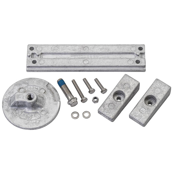 Quicksilver, 8M0107550 Aluminium-Anodensatz für Mercury Verado und OptiMax