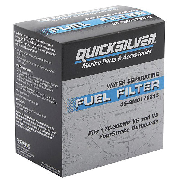 Quicksilver, 8M0176313 wasserabscheidender Kraftstofffilter am Motor