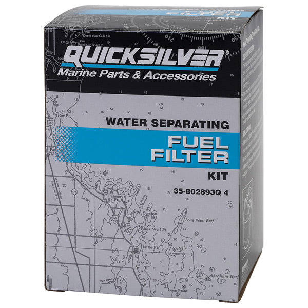 Quicksilver, wasserabscheidender Kraftstofffilter, 802893Q4, für Mercury/Ma