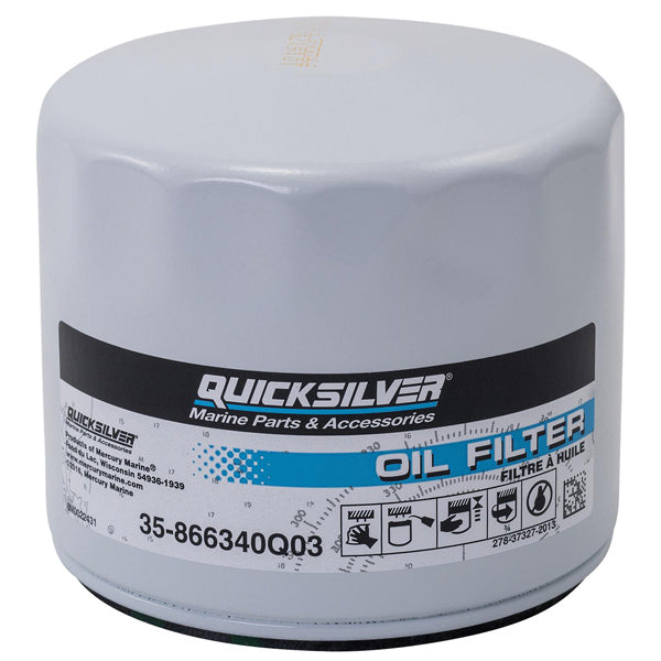 Quicksilver, 866340Q03 Ölfilter für MerCruiser Z-Antriebe und Innenbordmotoren