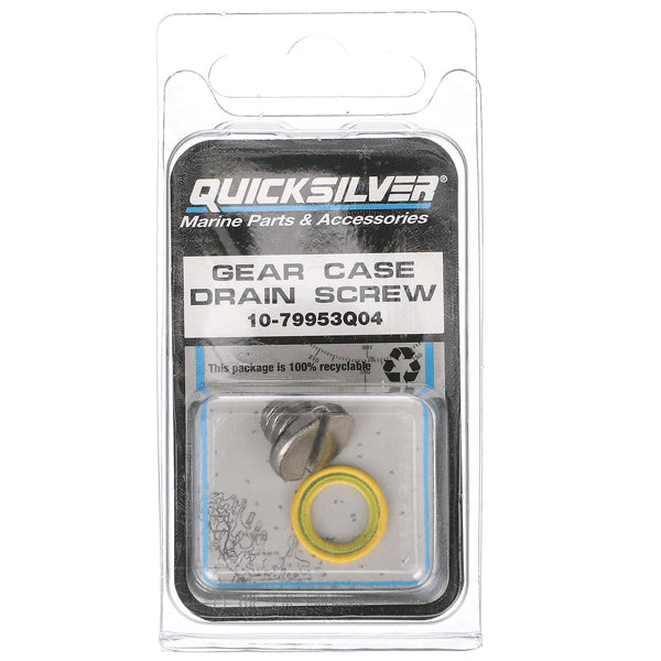 Quicksilver, 79953Q04 Getriebeöl-Ablass- und Einfüllschrauben und Dichtung