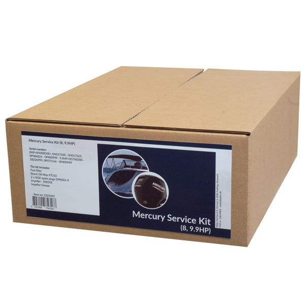Detalje af SeaTec Servicekit med oliemaskine og pakninger