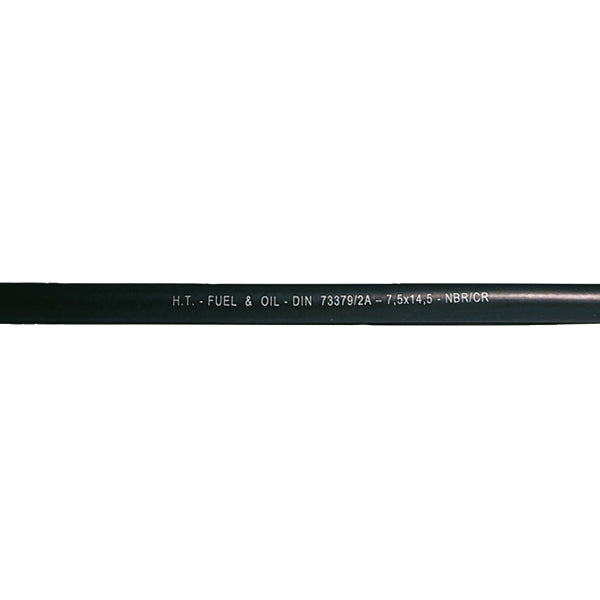 SeaTec benzinslange i gummi, 10 mm i diameter, 3 meter lang.