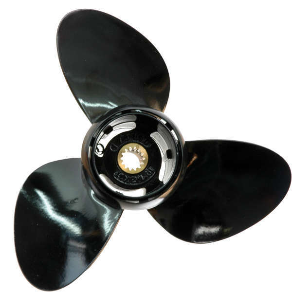 Polastorm Propel propel, 9 1/4" x 8", til Honda 9.9-15hk, vist i detalje