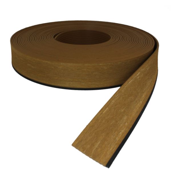 Flexiteek, Isiteek 60mm Randplanke Teak/schwarz 0,33 m²