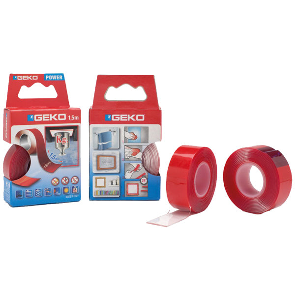 Geko, Power doppelseitiges Klebeband 19mm x 1,5m