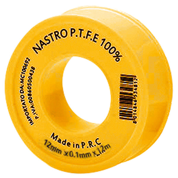 Geko, Teflon P.T.F.E gelbes Gewindedichtband für Gas 12mm x 12m