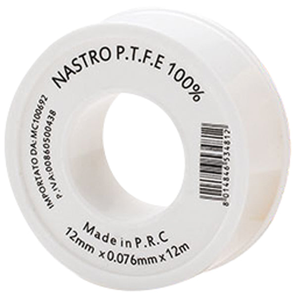 Geko, Teflon P.T.F.E weißes Gewindedichtband 12mm x 12m