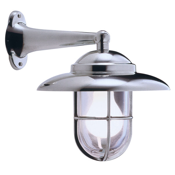 Foresti, Wandleuchte m.Gitter/Schirm verkr. klares Glas E27