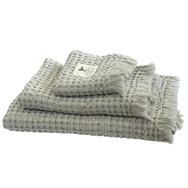 Marine Business, SeaTec, MB SEA &SALT Handtücher Waffelstruktur Beige 3 Stk 30x50 - 50x100 - 70x140 cm