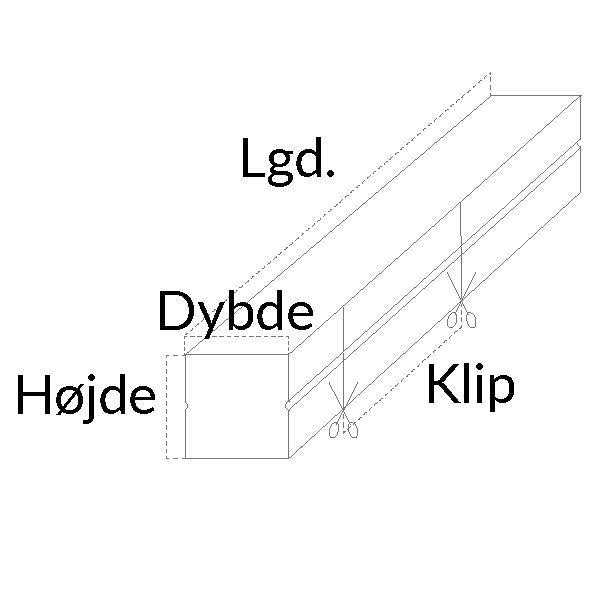 Casolux LED strip rullet ud, viser 10 meters længde og 8x7mm størrelse