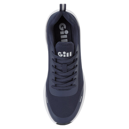 Gill, 939 Savona trainer Navy venstre sidevisning med sål.