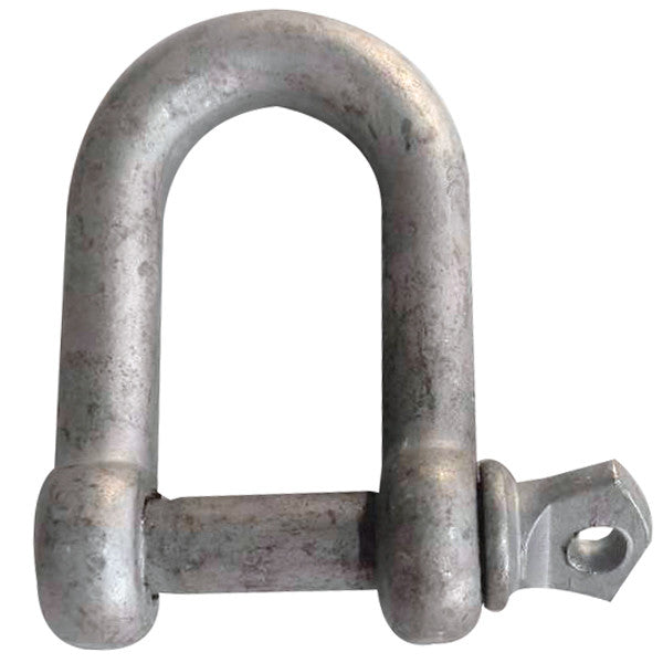 1852, SeaTec, Schäkel mit Flügelschraube galv. 10mm